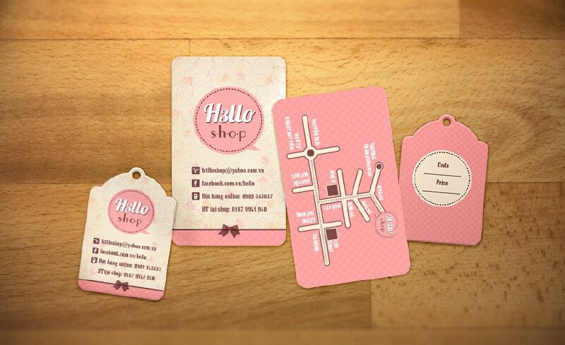 in name card shop bán hàng online