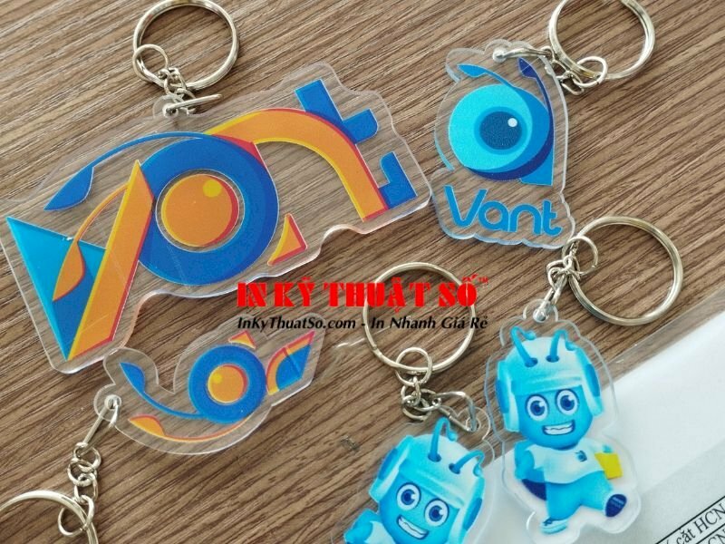 In móc khoá mica theo yêu cầu - In Kỹ Thuật Số Since 2006