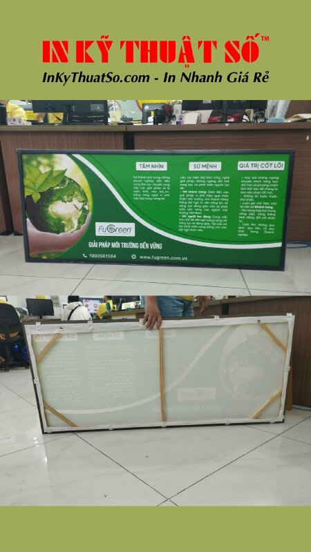 In canvas mực dầu tại Công ty In Kỹ Thuật Số - Digital Printing