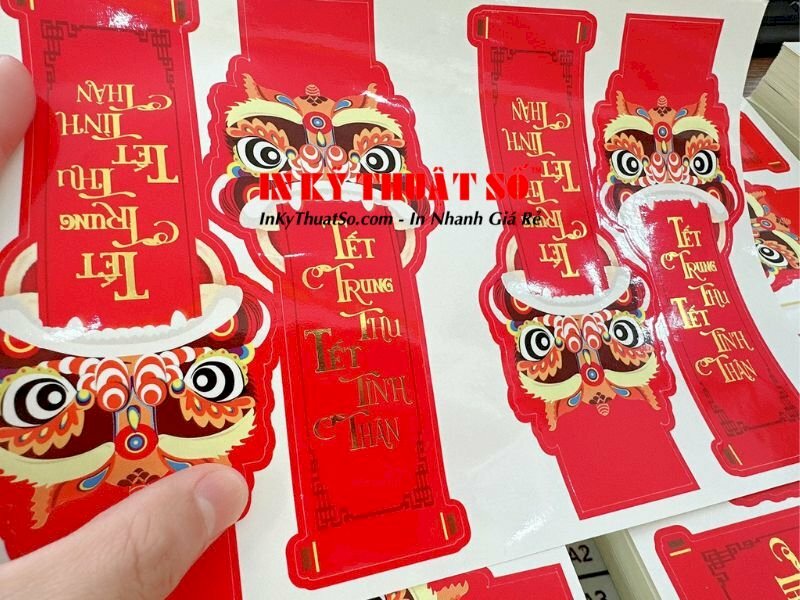 In tem decal giấy, ép kim dán trang trí hộp bánh trung thu - INKTS348