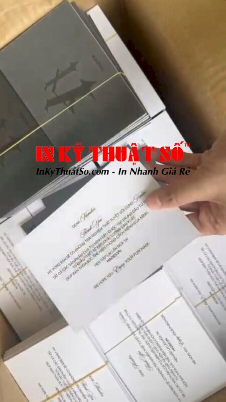 In card giấy cảm ơn khách hàng - In Kỹ Thuật Số Since 2006
