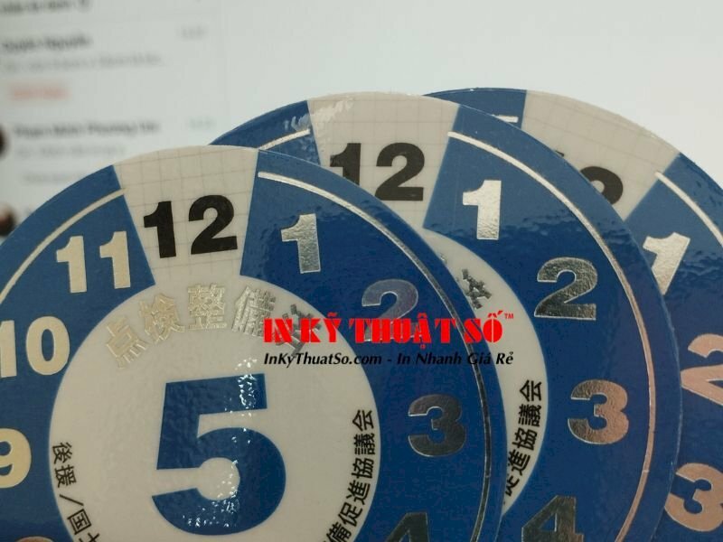 In tem giấy số lượng lớn với công nghệ in Offset - In Kỹ Thuật Số Since 2006