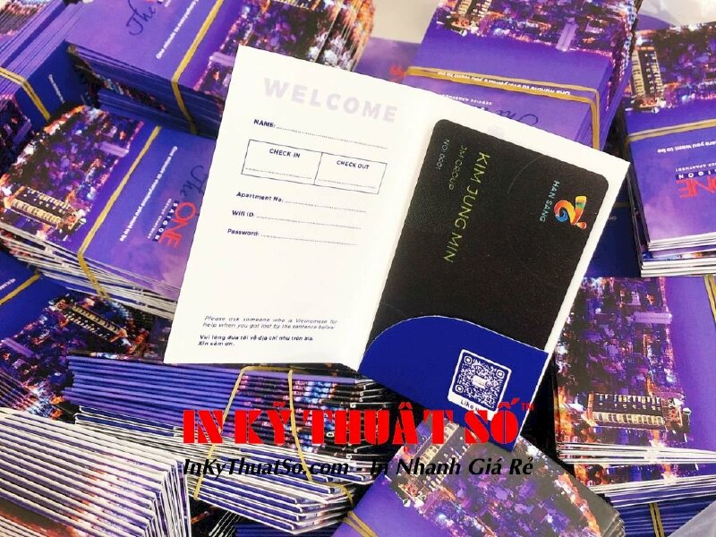 Thiết kế, in ấn bao đựng thẻ, túi giấy đựng thẻ, folder mini đựng thẻ