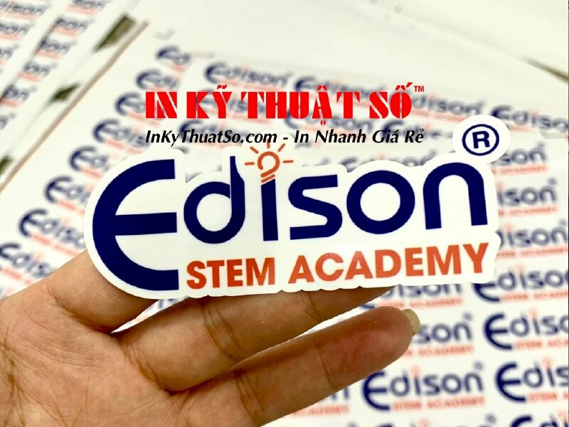 In Tem Decal sữa, cán bóng và bế thành phẩm
