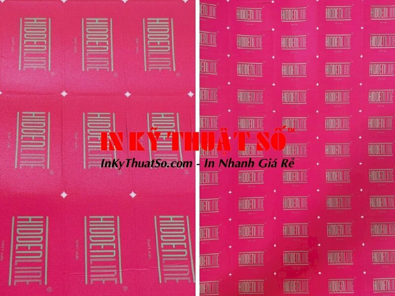 In tem PP chất lượng tại In Kỹ Thuật Số since 2006