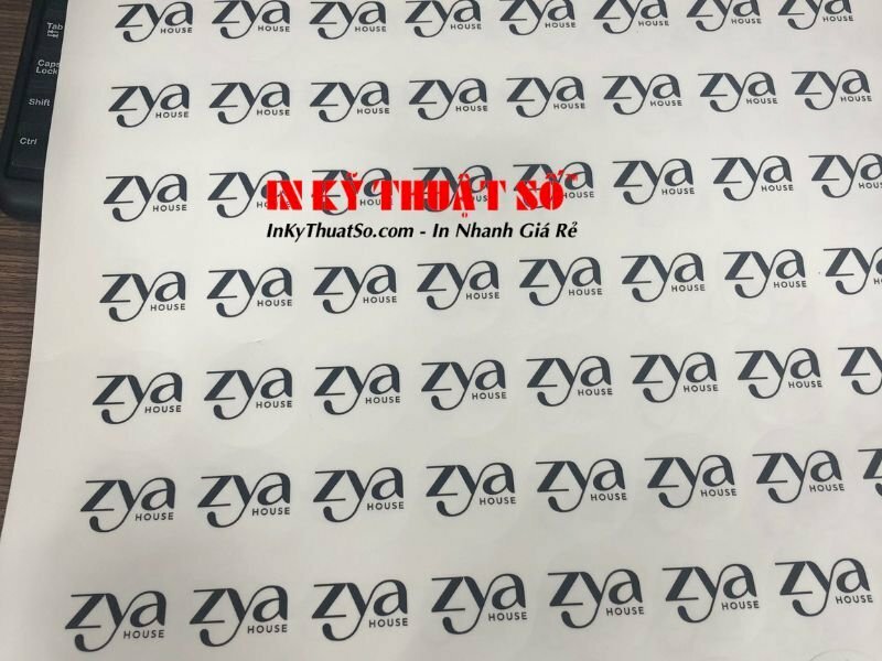 Tem nhãn tròn thương hiệu nước hoa