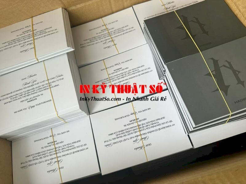 In card giấy cảm ơn khách hàng - In Kỹ Thuật Số Since 2006