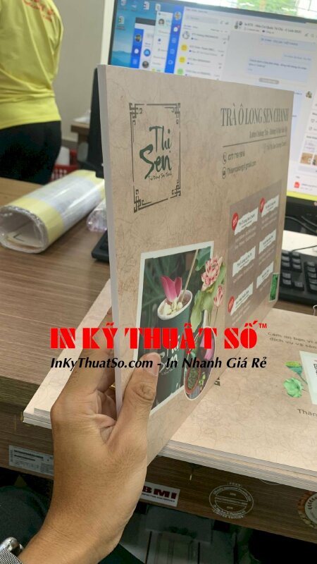 Menu tiệm trà chanh đẹp - In Kỹ Thuật Số Since 2006