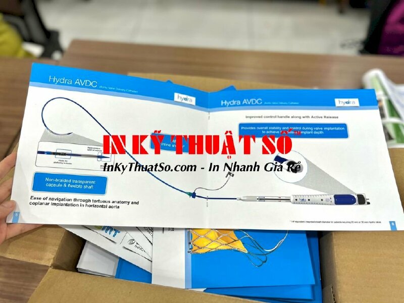 Quyển Catalogue với bìa và ruột được in trên giấy C300gsm