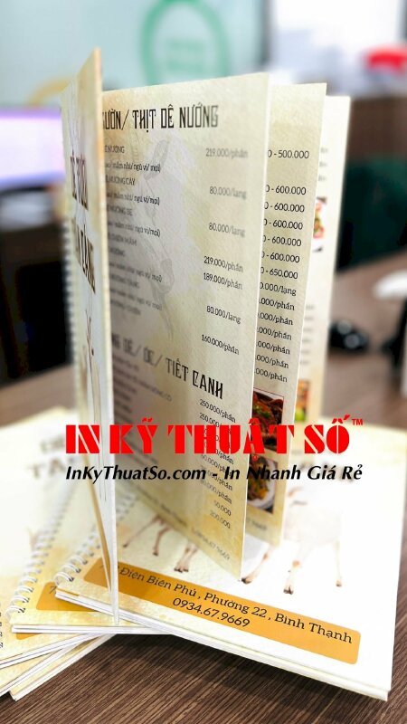 In menu nhà hàng lẩu dê, buffet thịt dê tự chọn đẹp mắt, sang trọng, cuốn hút