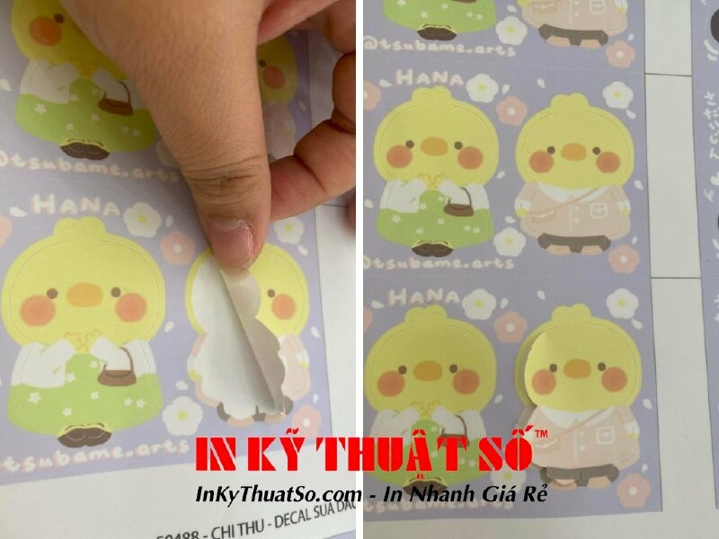 Dịch vụ in tem nhãn, sticker giá rẻ, in mọi số lượng, in sticker theo yêu cầu TPHCM