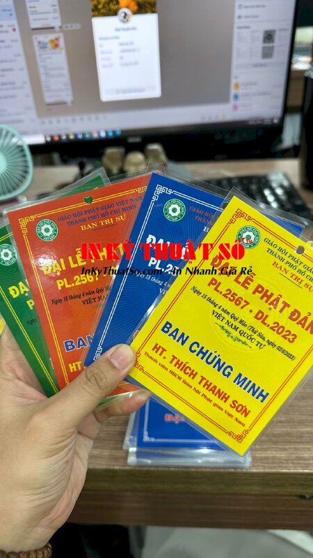 Thẻ đeo sự kiện mừng đại lễ Phật Đản