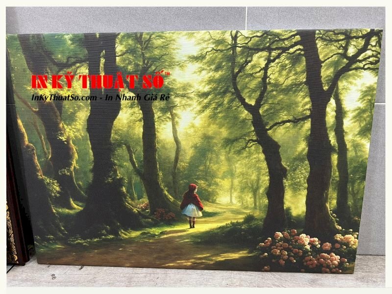 In tranh canvas trang trí phòng khách