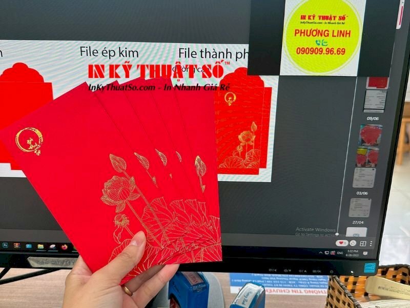 Bao lì xì Phật giáo - In Kỹ Thuật Số Since 2006