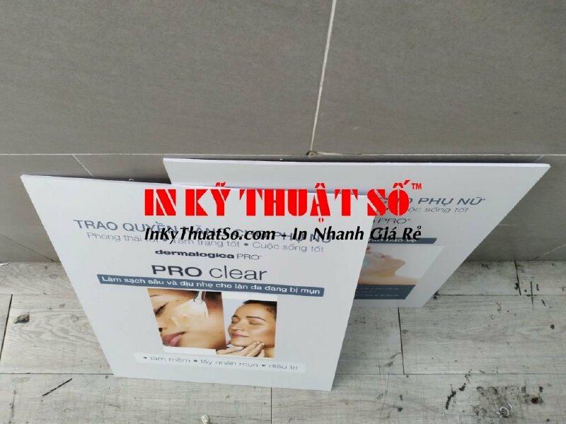 Tấm formex quảng cáo spa dày 5 li, kích thước 50x60cm