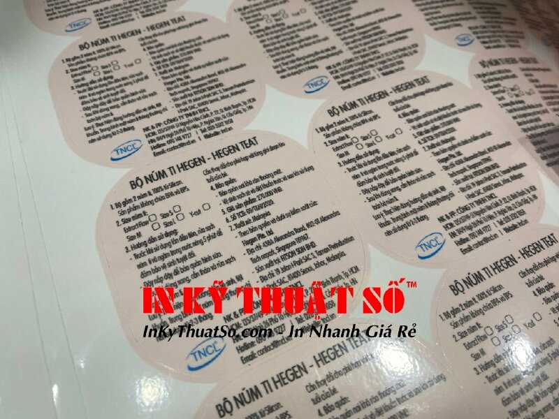 Mẫu tem phụ sản phẩm, tem phụ mỹ phẩm, tem phụ sản phẩm làm đẹp