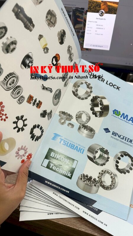 Mẫu catalogue giới thiệu sản phẩm vật tư cơ khí