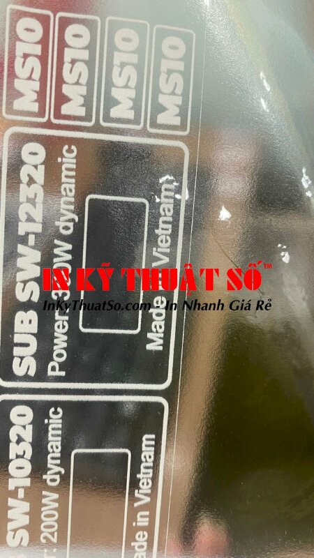 Tem decla trong dán nhãn sản phẩm Made in Viet Nam được in ấn bởi công ty In Kỹ Thuật Số 365 Lê Quang Định