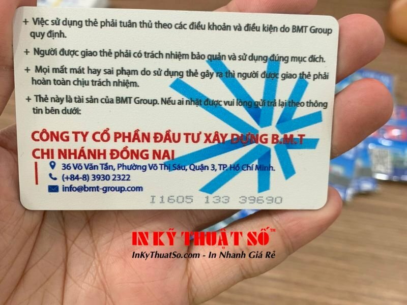 In thẻ từ đẹp, giá rẻ