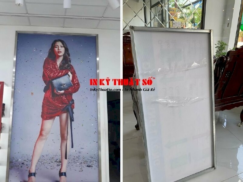 In hiflex bảng quảng cáo cho shop thời trang