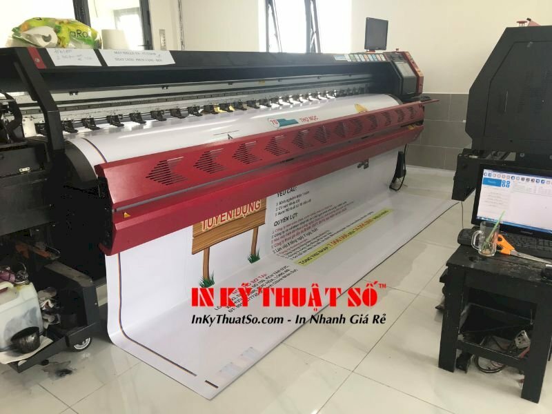 In hiflex khổ lớn đăng tin tuyển dụng