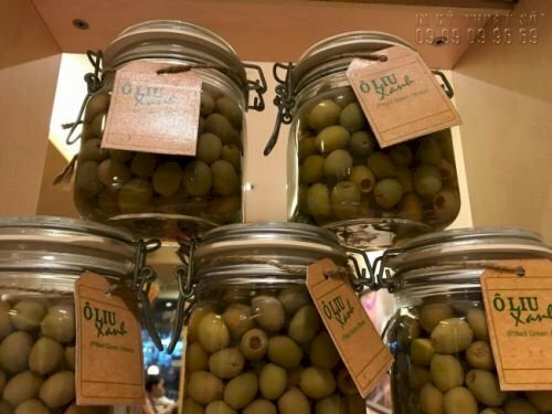 In tag treo giấy Kraft lọ thuỷ tinh đựng thực phẩm