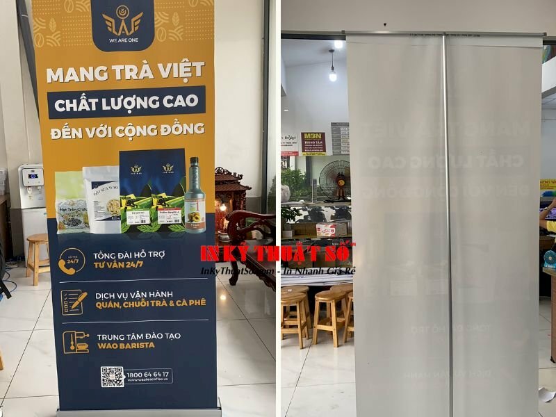 In poster khổ lớn lắp banner cuốn nhôm trưng bày sự kiện - INKTS378