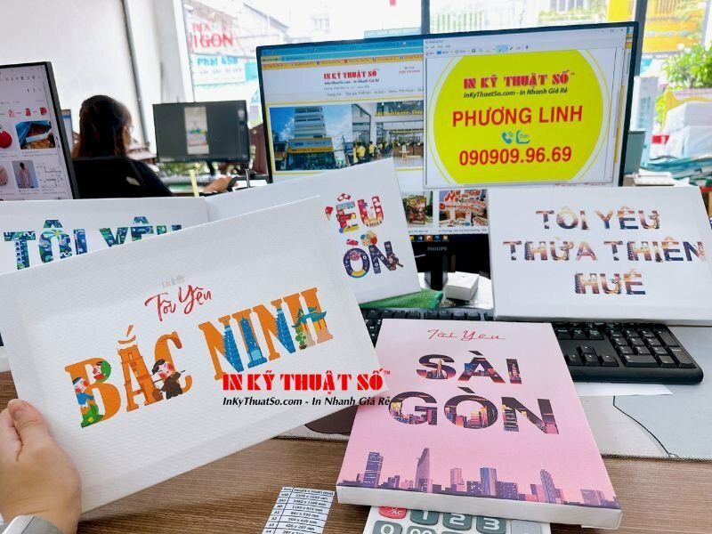 In tranh canvas dầu mờ đóng khung gỗ không viền size nhỏ - In Kỹ Thuật Số Since 2006