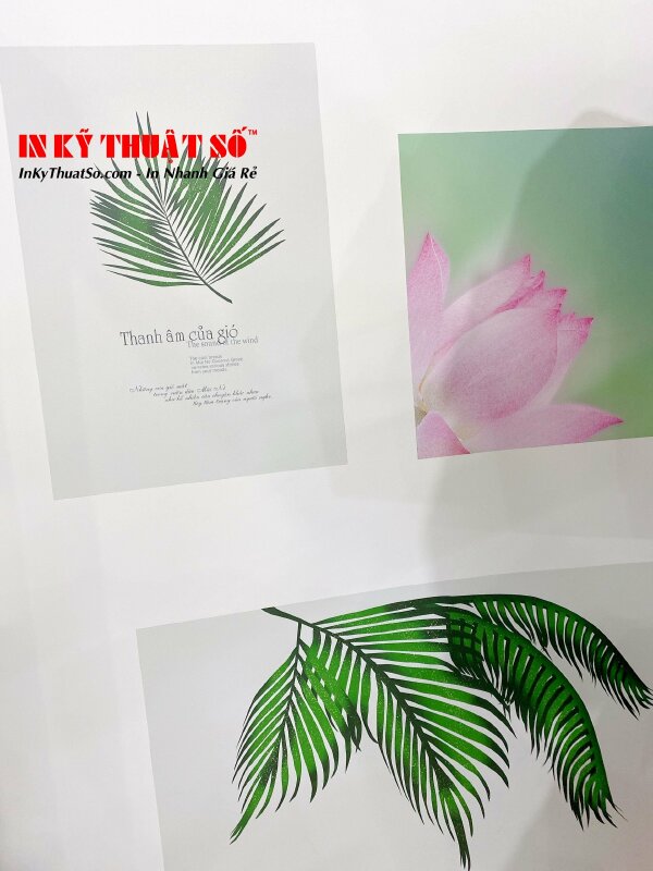 In Canvas dầu bóng trang trí theo yêu cầu