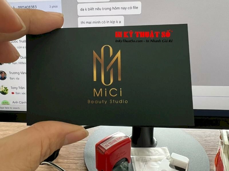 In name card cho cá nhân kinh doanh - In Kỹ Thuật Số Since 2006