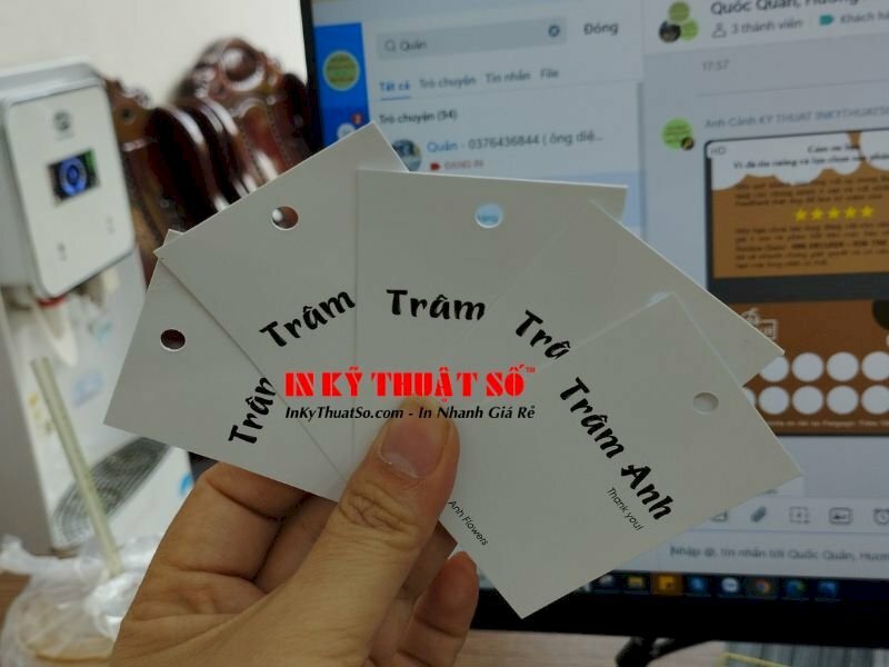 In tag mác treo quần áo shop - In Kỹ Thuật Số Since 2006