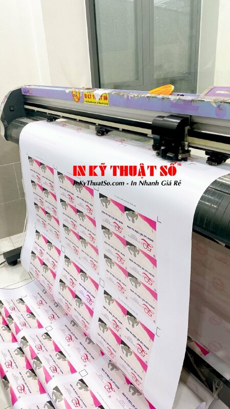 In tem nhãn decal theo yêu cầu - In Kỹ Thuật Số Since 2006