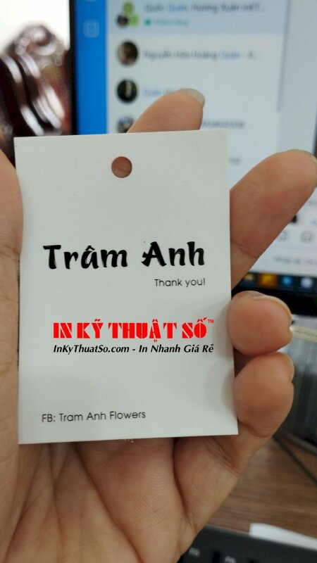 In tag mác treo quần áo shop - In Kỹ Thuật Số Since 2006