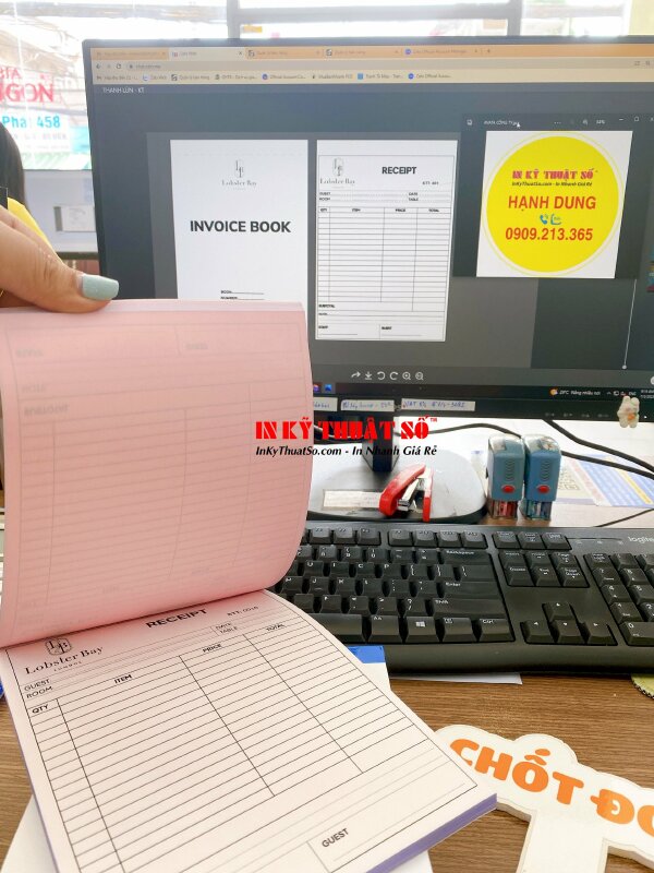 In sổ hóa đơn bán hàng - in hóa đơn 2 liên - In Kỹ Thuật Số Since 2006 - Ảnh: 3