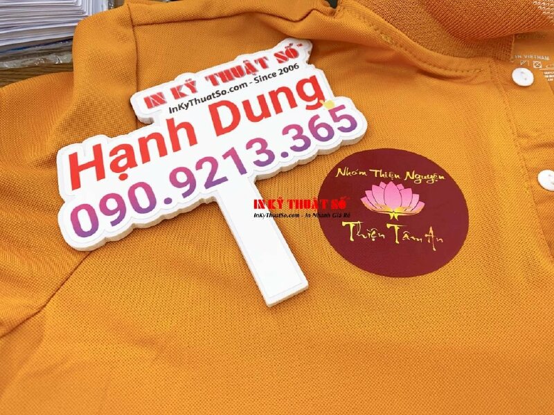 Áo thun CLB thiện nguyện với chất liệu decal ép nhiệt in ấn sắc nét