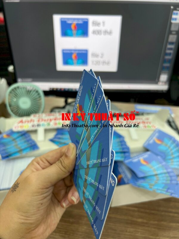 Thẻ từ thang máy chất liệu bền bỉ, in ấn sắc nét