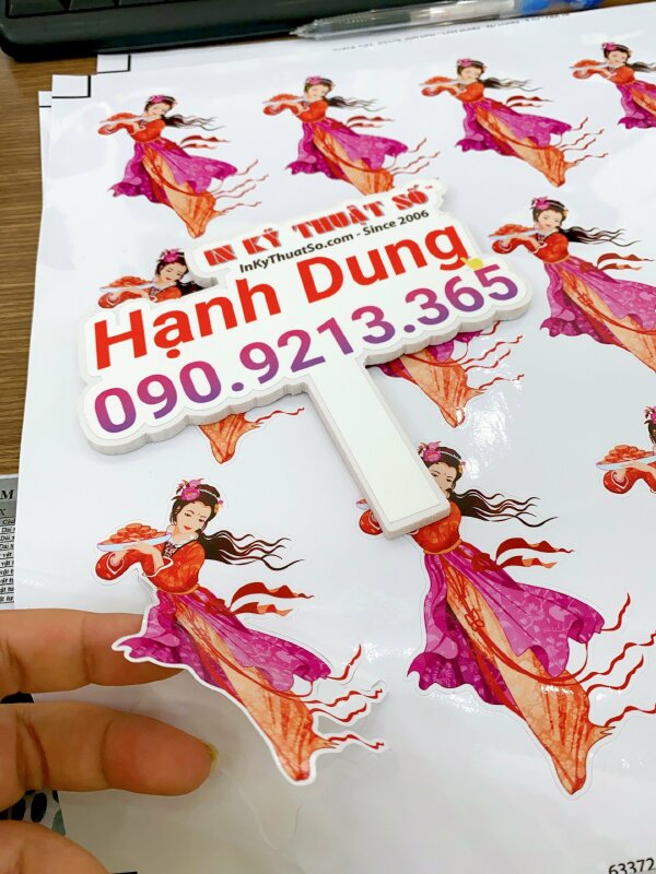 In decal trang trí Trung thu mầm non - In ấn bởi In Kỹ Thuật Số since 2006