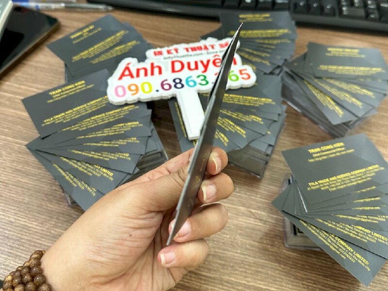 In card visit giám đốc kinh doanh Chief Commercial Officer, card visit giấy B300 - INKTS572