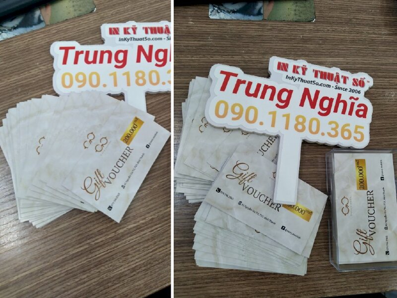 In gift voucher cửa hàng kính mắt, phiếu quà tặng tiệm mắt kính - INKTS566