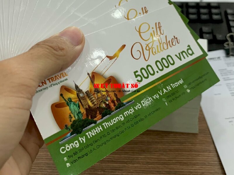 In phiếu quà tặng gilf voucher du lịch -  INKTS606