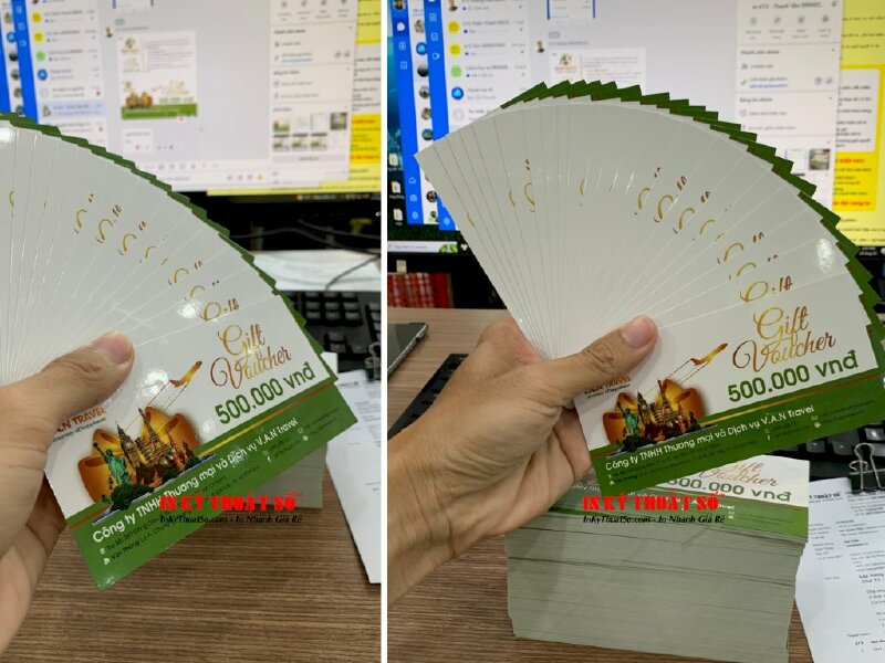 In phiếu quà tặng gilf voucher du lịch -  INKTS606