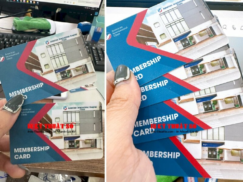 In thẻ Membership Card cho bệnh viện quốc tế - INKTS562