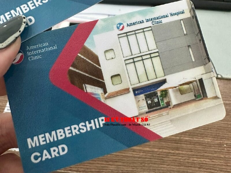 In thẻ Membership Card cho bệnh viện quốc tế - INKTS562