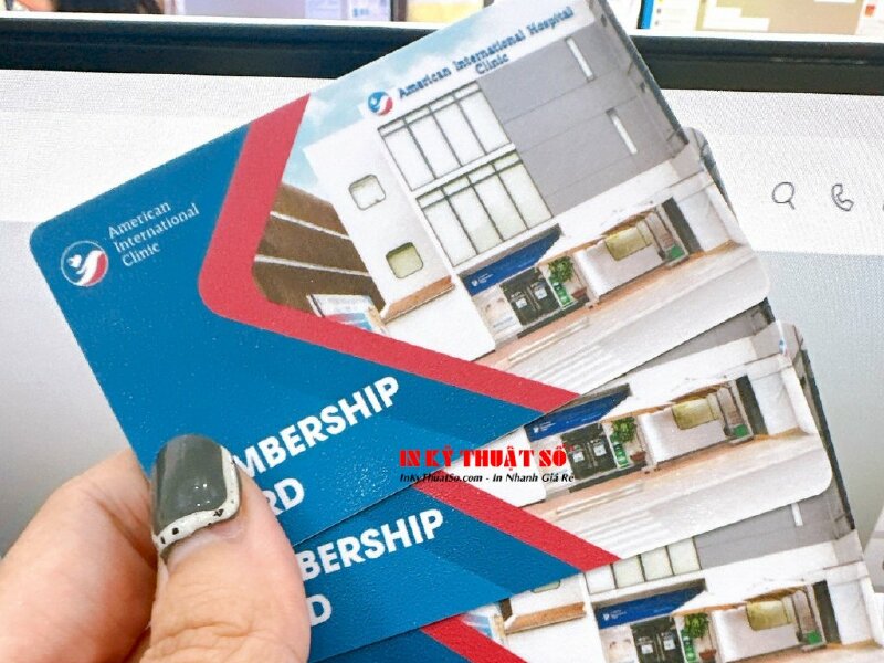 In thẻ Membership Card cho bệnh viện quốc tế - INKTS562