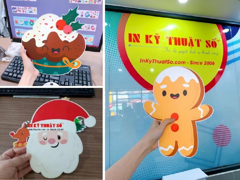 Sticker cầm tay chụp ảnh Noel (Giáng Sinh) - INKTS467