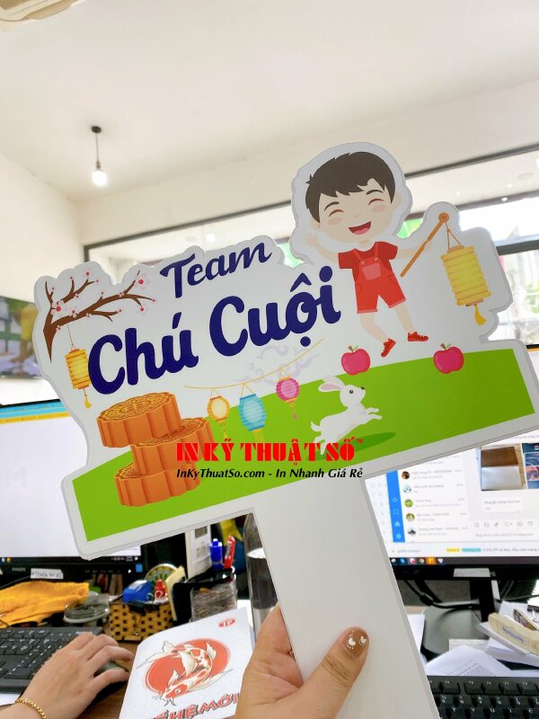 In Hashtag cầm tay sự kiện Trung thu vui hội trăng rằm - In ấn bởi In Kỹ Thuật Số since 2006