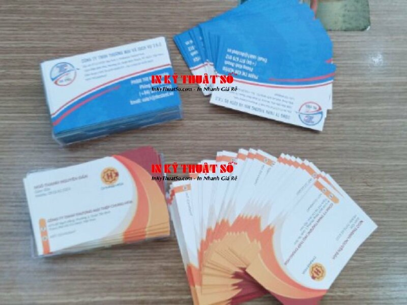 In Namecard chất liệu giấy K02, kích thước theo yêu cầu