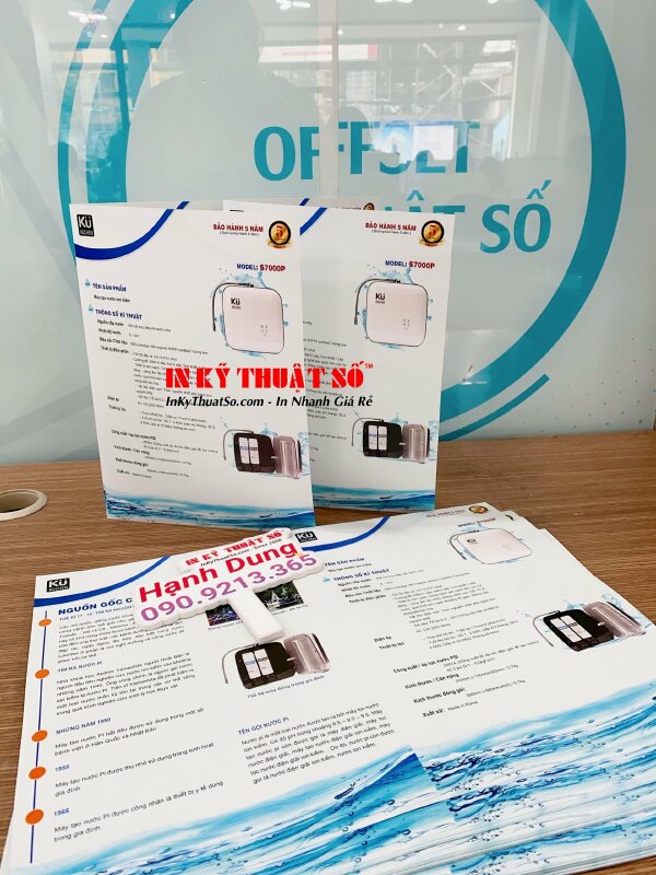 In tờ rơi giới thiệu sản phẩm lấy ngay tại In Kỹ Thuật Số 365 Lê Quang Định