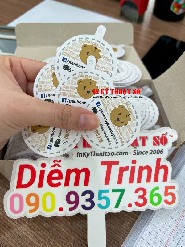 Tag giấy treo sản phẩm, in số lượng 5000 tag - In ấn bởi In Kỹ Thuật Số since 2006