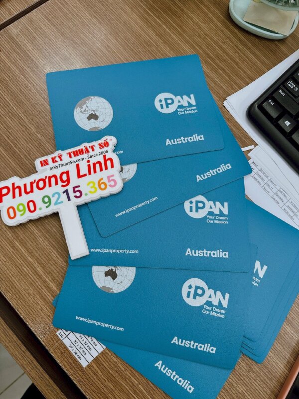 In lót chuột Mouse Pad theo yêu cầu, lót trắng file in, kích thước 20x14cm